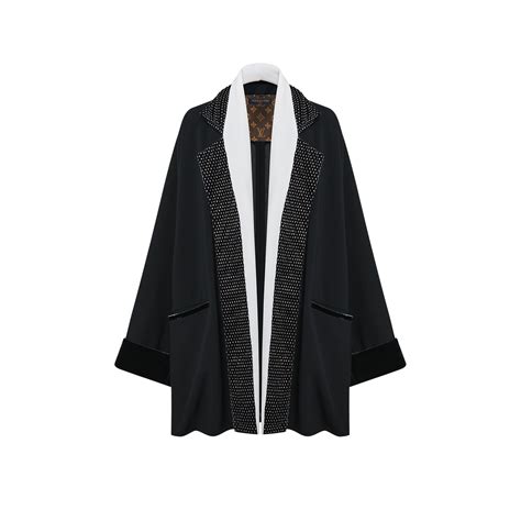 louis vuitton lapel|Crystal Lapel Robe Jacket .